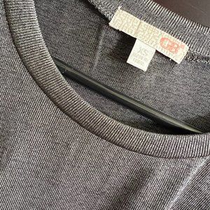 Metallic Silver Sleeveless Top